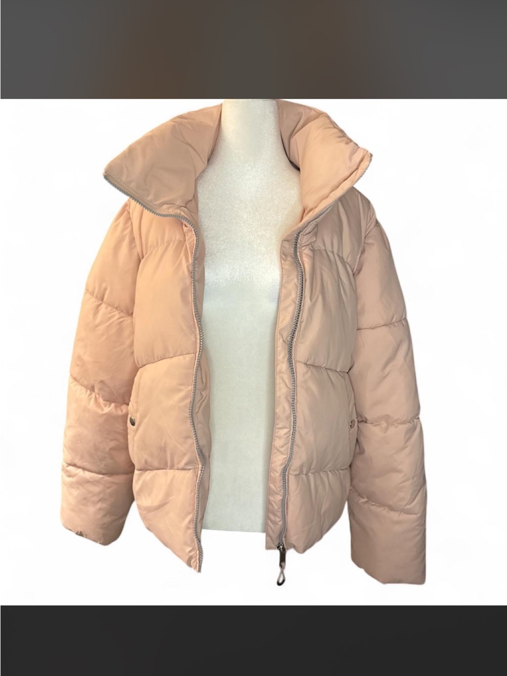 Women's Blush Pink Puffer Coat- NWT- XXL